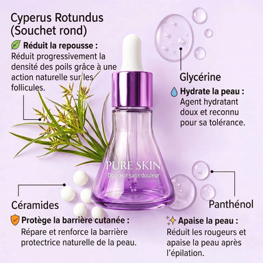 PureSkin - Sérum lissant anti-repousse de poils